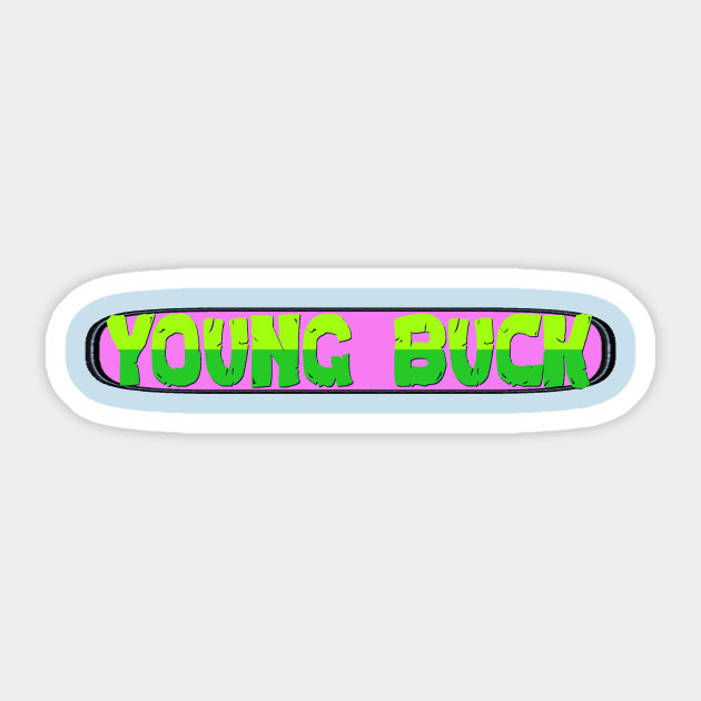 YOUNG BUCK T-SHIRT Sticker by bigbot